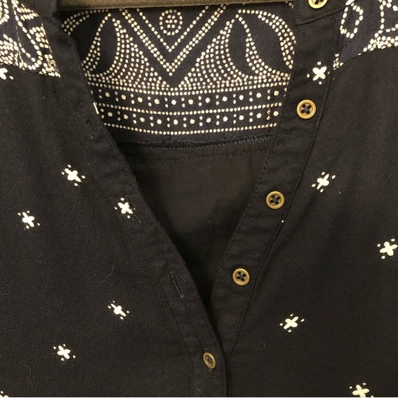 Element Eden Black and White long sleeve short dress Women’s Size M - Picture 3 of 6